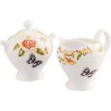 Aynsley Cottage Garden Cream & Sugar Set