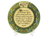 Old Irish Blessing Plate 4"
