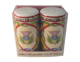 Royal Tara Scottish Weave Thistle  Salt & Pepper
