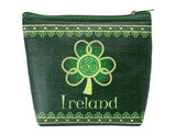 Royal Tara zip Purse Shamrock Spiral design