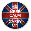 Union Jack Keep Calm & Carry On Magnet