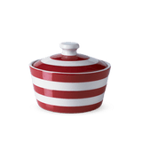 Cornishware Red Butter Dish