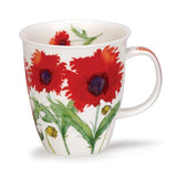Dunoon Nevis Flora Poppies Mug