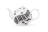 Dunoon Large Teapot Ebony & Ivory