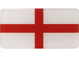 England Flag decal Domed 2x1