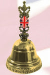 Gold bell with Union Jack flag