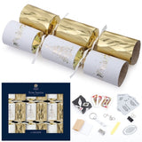 TOM SMITH CHRISTMAS CRACKER GOLD LUXURY TREE 8INCH PACK OF 6