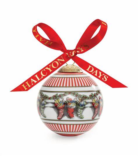 Halcyon Days Stocking Christmas Bauble – Taste Of Britain