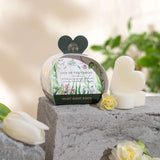 English Lily of the Valley Heart Guest Soap 3x20g