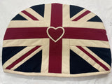 Woven Magic Union Jack Tea Cozy with Heart in the middle