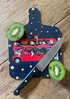 Peckish Goose UK Red Double Decker Bus Mini Chopping Board
