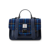 Islander of Scotland Medium Satchel Navy Tartan