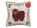 Highland Cow 10" square pillow