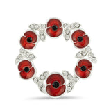 Poppy Petal Wreath Pin - Royal British Legion