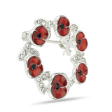 Poppy Petal Wreath Pin - Royal British Legion