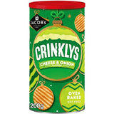 Jacob's Crinklys Cheese & Onion Flavour 200g