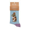Wrendale Socks Head over Clover Rabbit