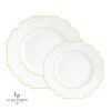Luxe Party Plastic Dinner Plates Only 10 Per packs