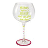 Megan Claire Gin Credible Birthday Glass