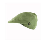 Mucros Irish Linen Flat Cap Green Medium