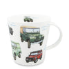 Dunoon Cairngorm Shape Classic Cars LandRover Mug 17oz
