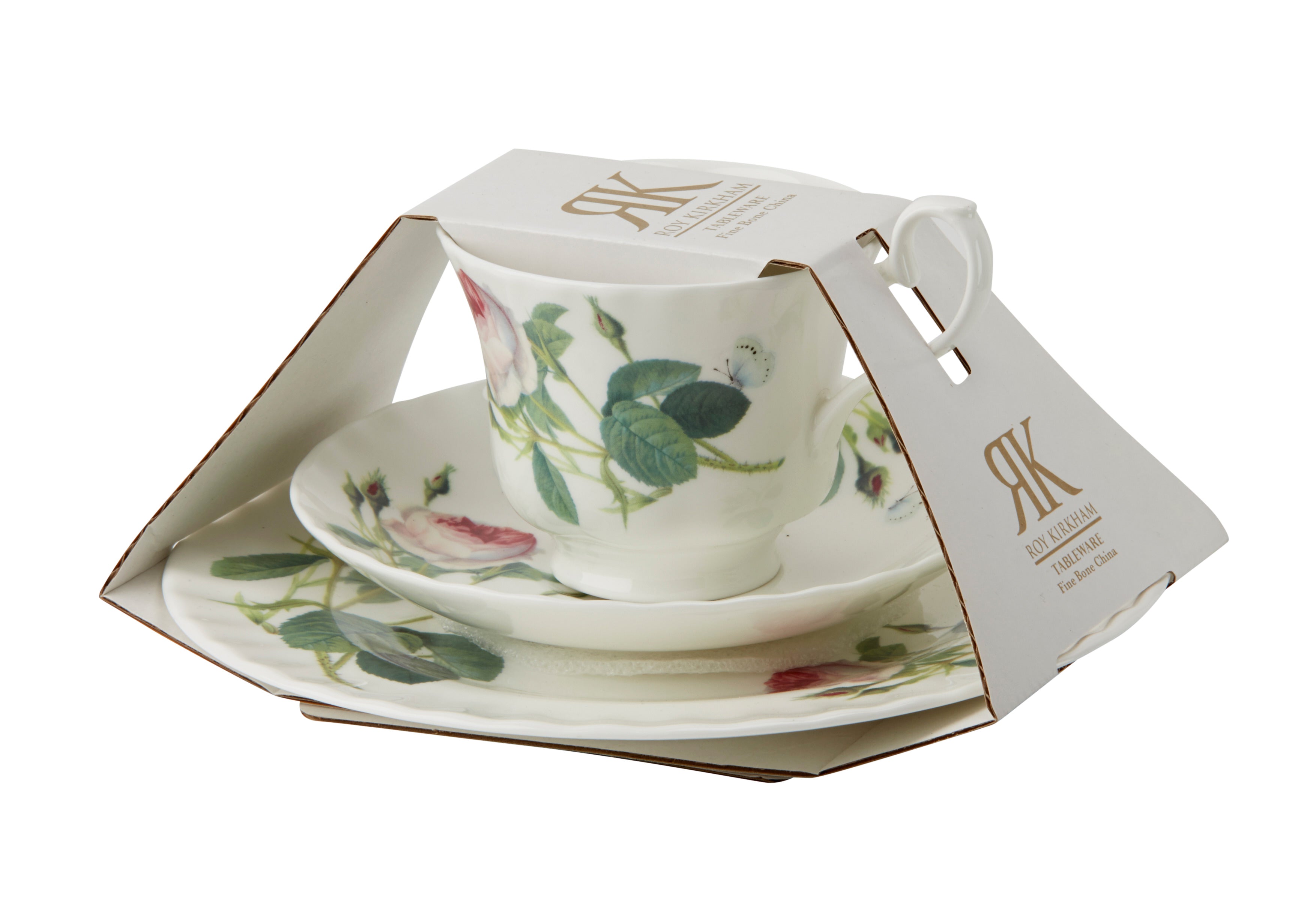 Roy Kirkham Teacup Saucer & Plate 3 Piece set – Taste Of Britain