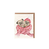 Wrendale Snug as a Pug Enclosure Card