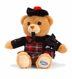 Keel Toys UK Scottish Piper Bear 25cm