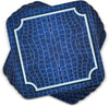 Pimpernel Blue Croc Cork Backed Collection Coasters Set of 6
