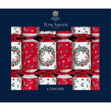 TOM SMITH CHRISTMAS CRACKER TRADITIONAL LUXURY 8INCH PACK OF 6