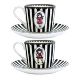 Santoro Gorjuss  2 Teacups & saucer set