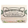Metropolitan Shakespeare Blend English Breakfast Tea in a Wooden Box 25 Bags
