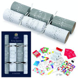 Tom Smith Silver Christmas Crackers 8pk