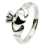 Shanore Celtic Jewelry Sterling Silver Claddagh Ring.