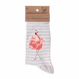 Wrendale Flamingo Socks One Size 4-7 UK