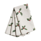 Sophie Allport Holly & Berry Set of 4 Napkins