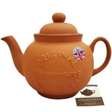 Teapot Terracotta 4 cup Logo