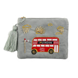 Beaded London Bus Wristlet