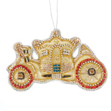 Decoration- Gold Crystal Carriage Decoration
