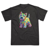 West Highland Terrier (Westie) T-Shirt Black