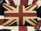 Woven Magic Union Jack Pillow Sham 21 x 27