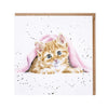 Wrendale Kitten "Duvet Day" Blank Card