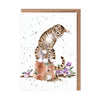 Wrendale "Hide and Squeak" cat card