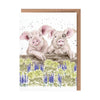 Wrendale'Nosy Neigh-boars' pig card