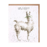 Wrendale 'How Old???' llama birthday card