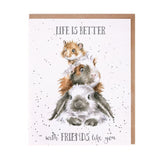 Wrendale Guinea be Friends Card