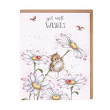 Wrendale Get Well Wishes Mouse Card