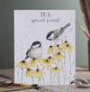Wrendale 'Let Friendship Bloom' chickadee card