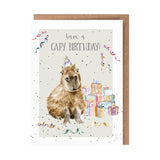 WRENDALE 'The Happy-Bara' Capybara Birthday Card