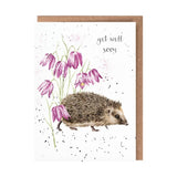 Wrendale 'Little Wanderer' Hedgehog Get Well Soon Card
